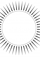 Раскраска Нежное солнце