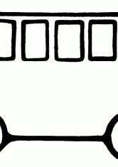 Раскраска Школьный автобус