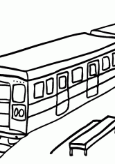 Раскраска Вагоны метро