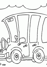 Раскраска Старинный автомобиль