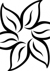 Раскраска Головка цветка