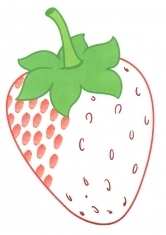 Раскраска Спелая клубника